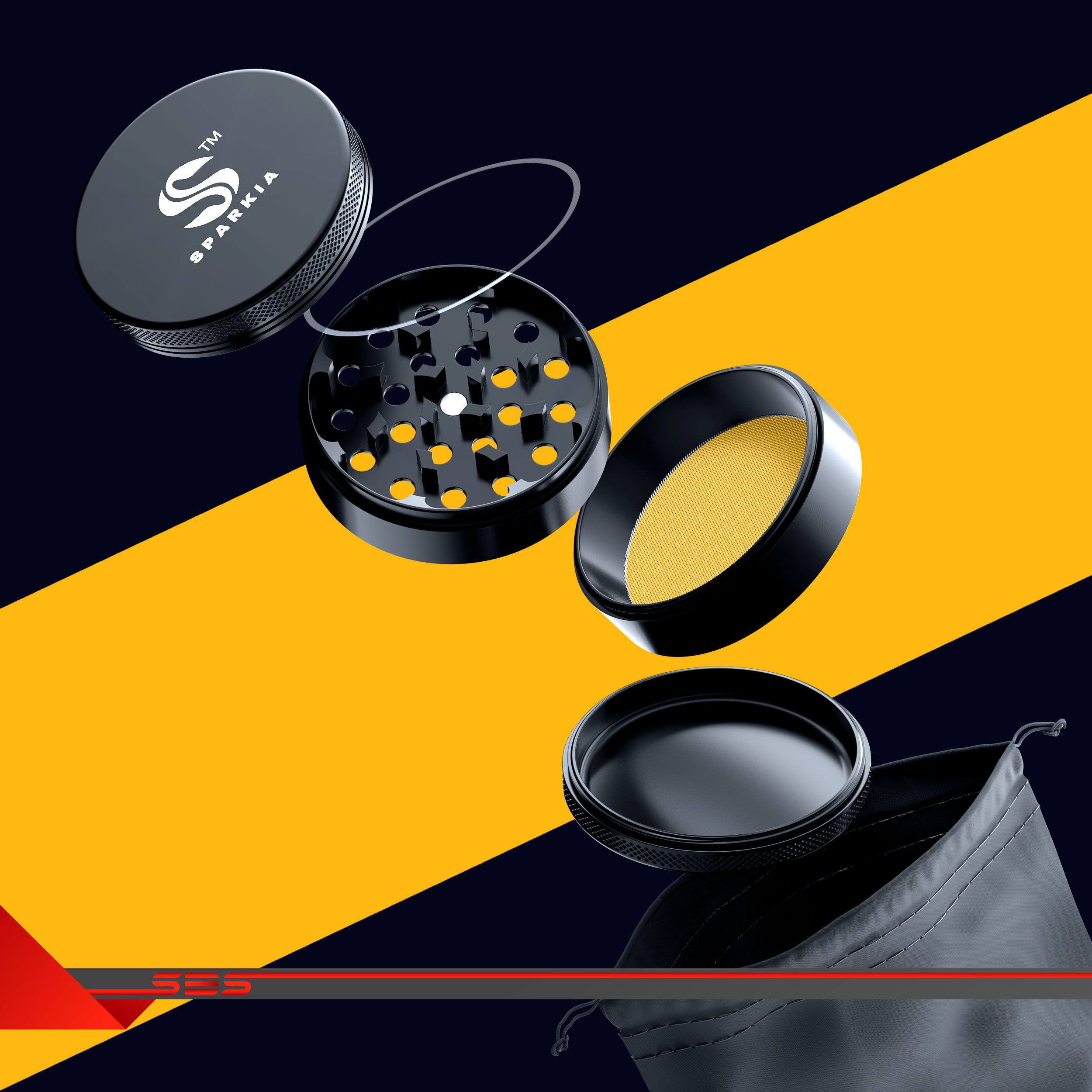 Измельчитель для специй и табачных листьев