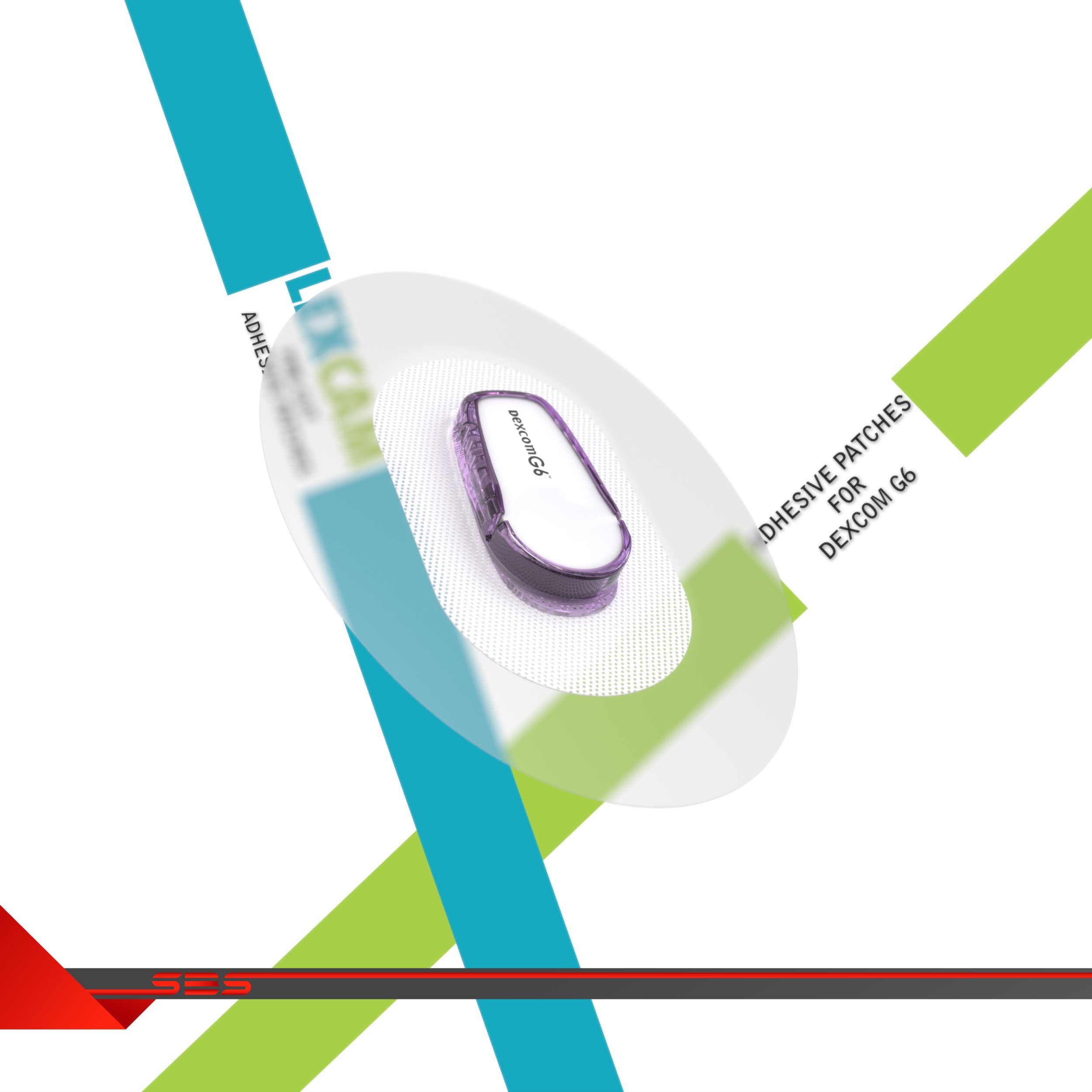 Клейкий патч для Dexcom G6 (for Lexcam)