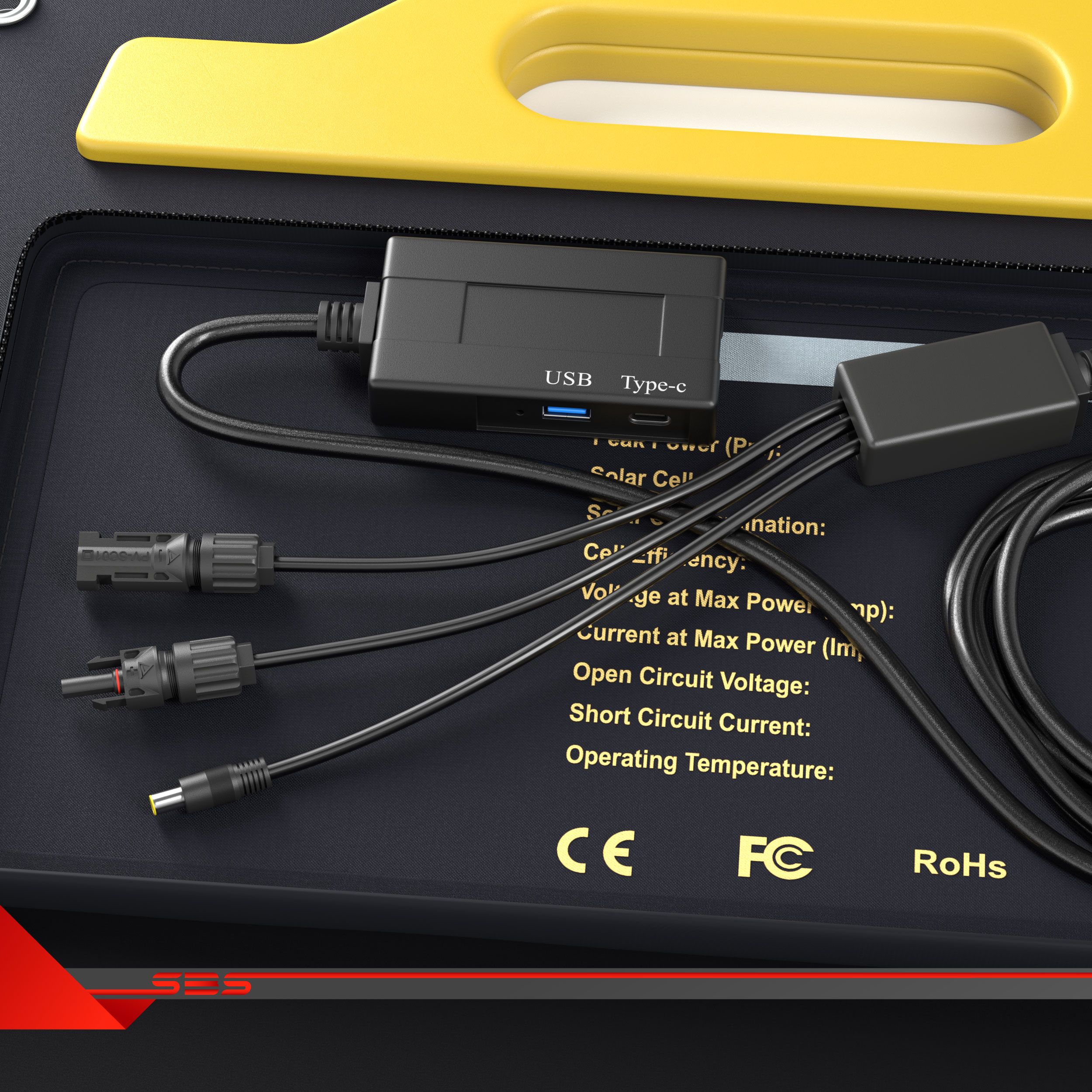 Комплект мобильной солнечной панели